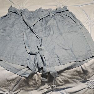 Thread & Supply High Waist Light Blue Shorts